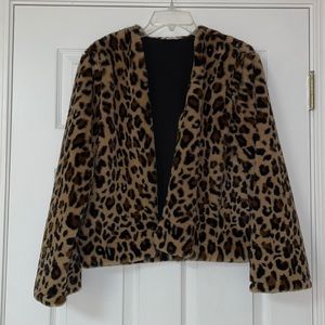 Faux fur jacket